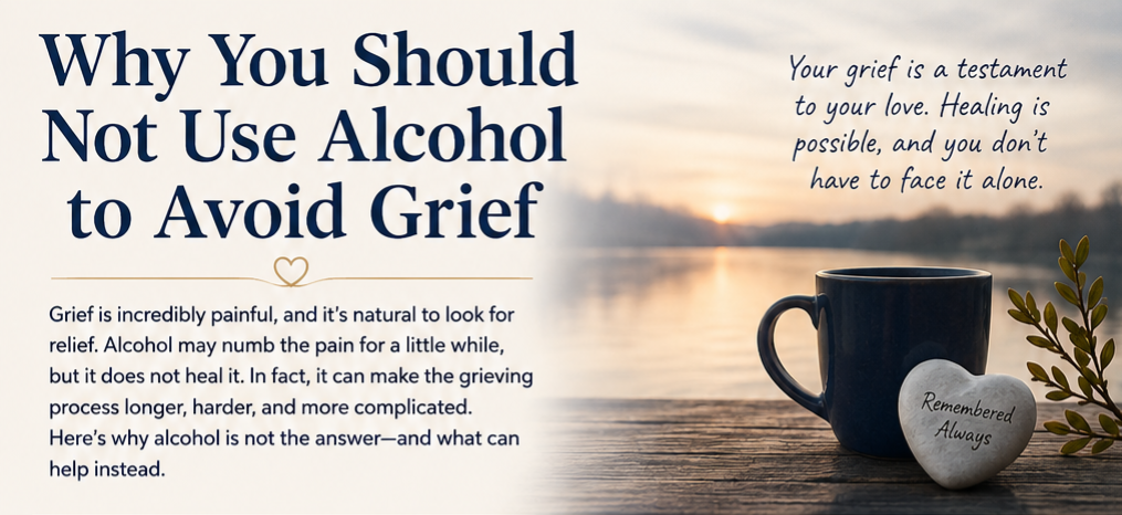 Why You Should Not Use Alcohol To Avoid Grief