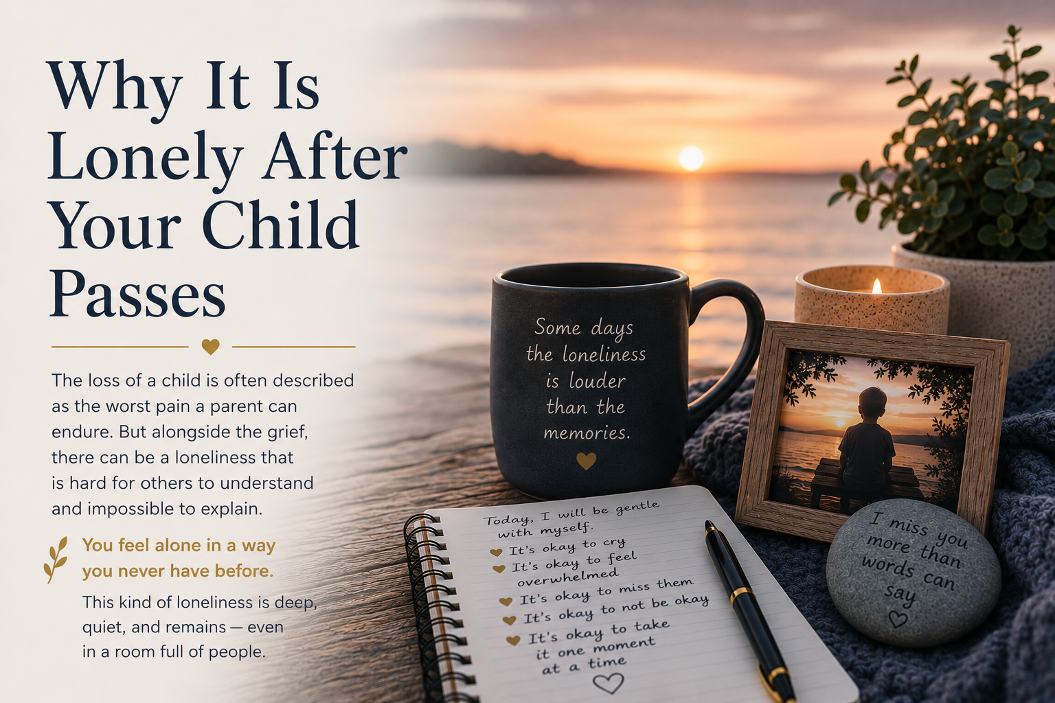 Why It Is Lonely After Your Child Passes