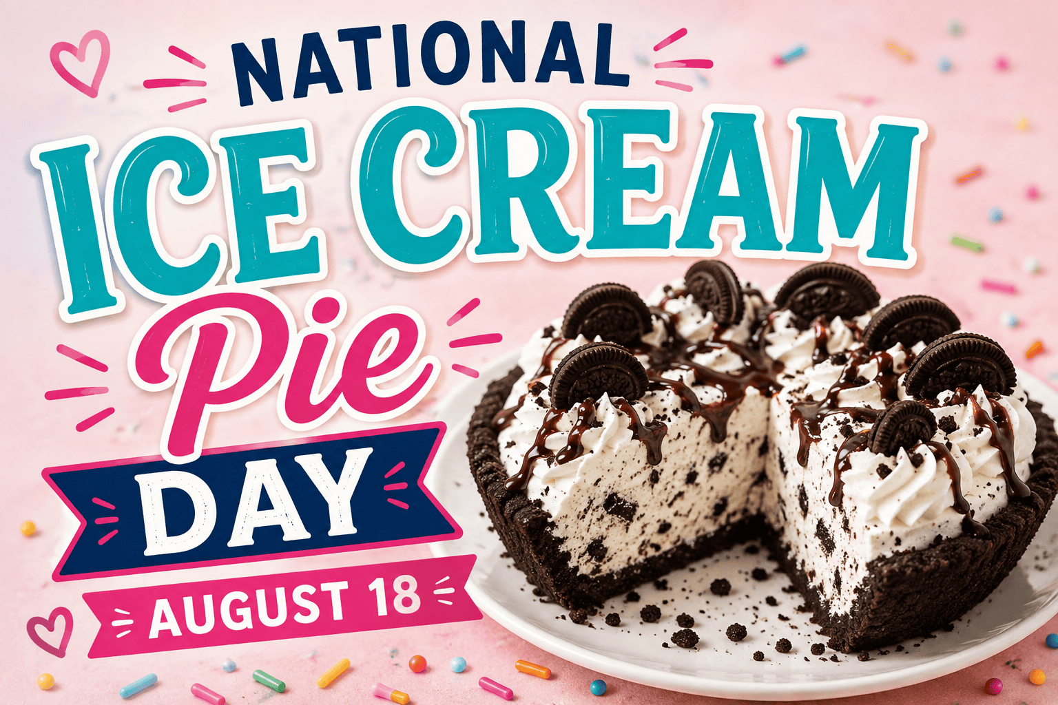 National Ice Cream Pie Day – August 18th