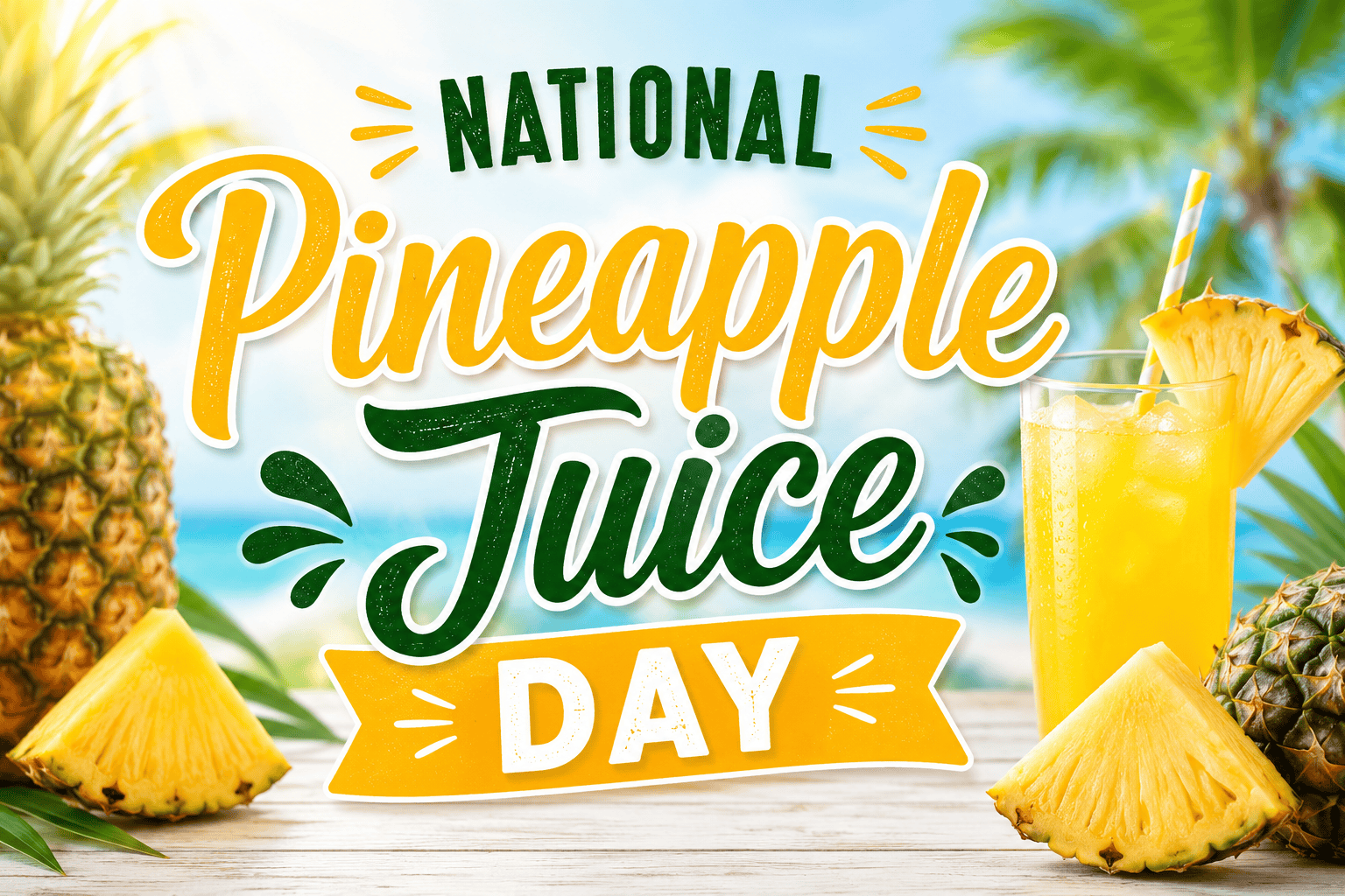 National Pineapple Juice Day