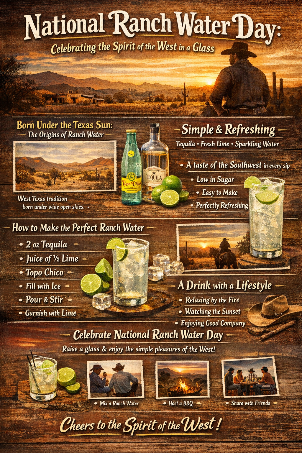 National Ranch Water Day: Celebrating the Spirit of the West in a Glass