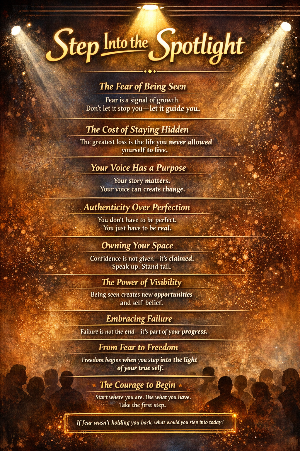 National Step Into the Spotlight Day