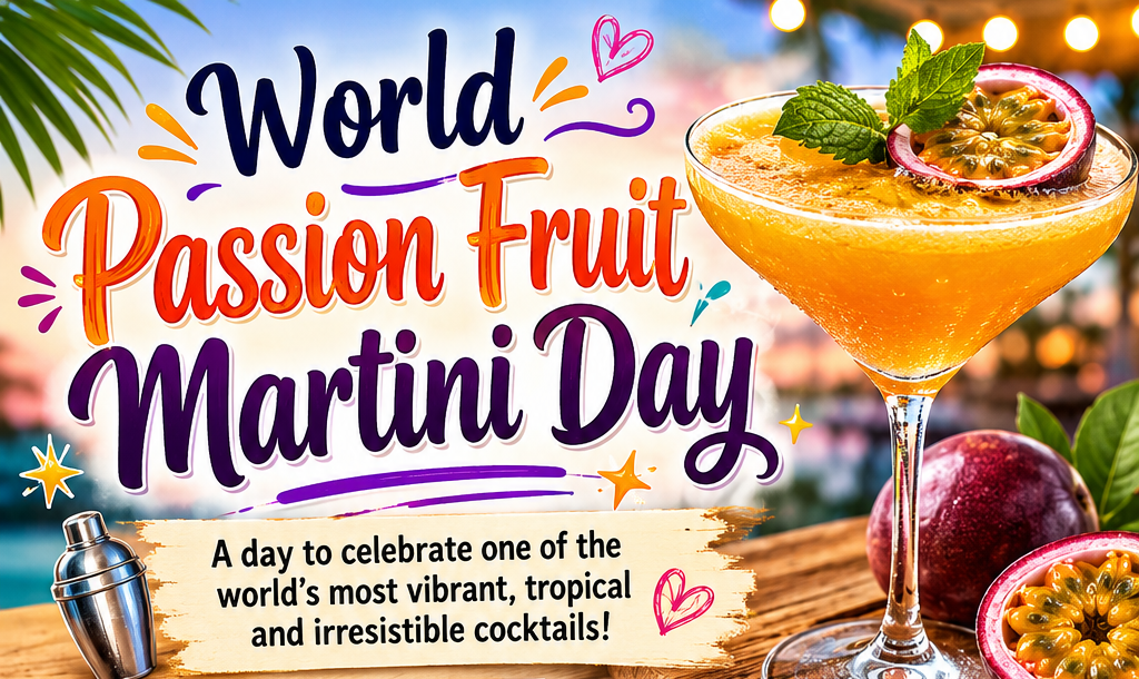 World Passion Fruit Martini Day: Celebrating a Tropical Cocktail Favorite