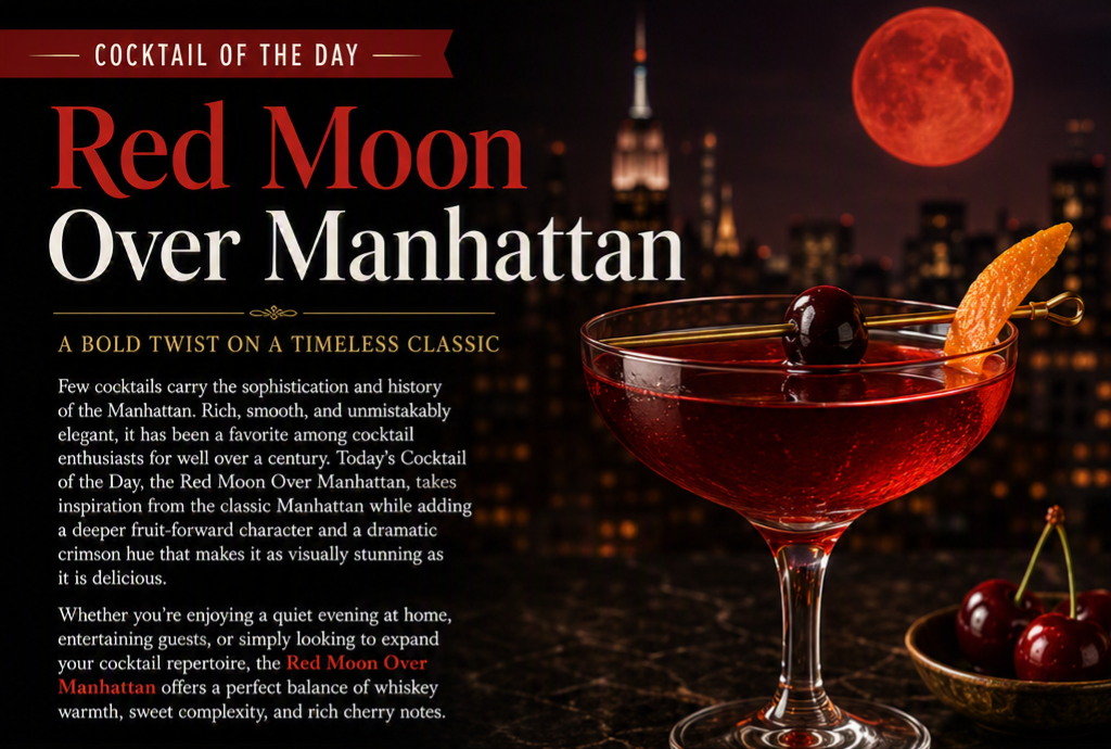 Cocktail of the Day: Red Moon Over Manhattan