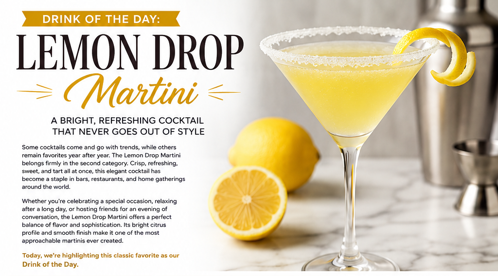 Drink of the Day: Lemon Drop Martini