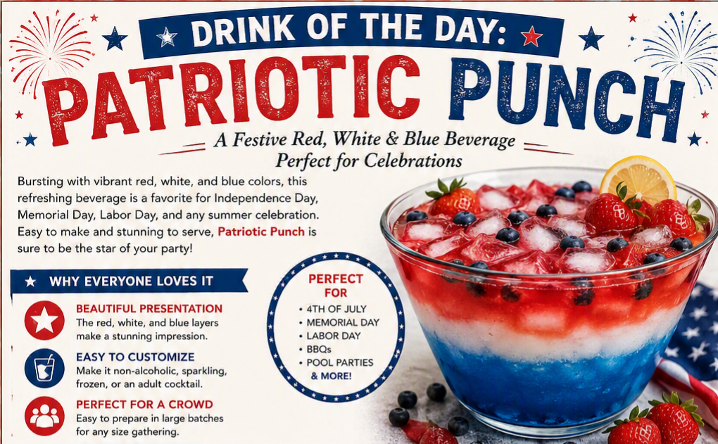 Drink of the Day: Patriotic Punch