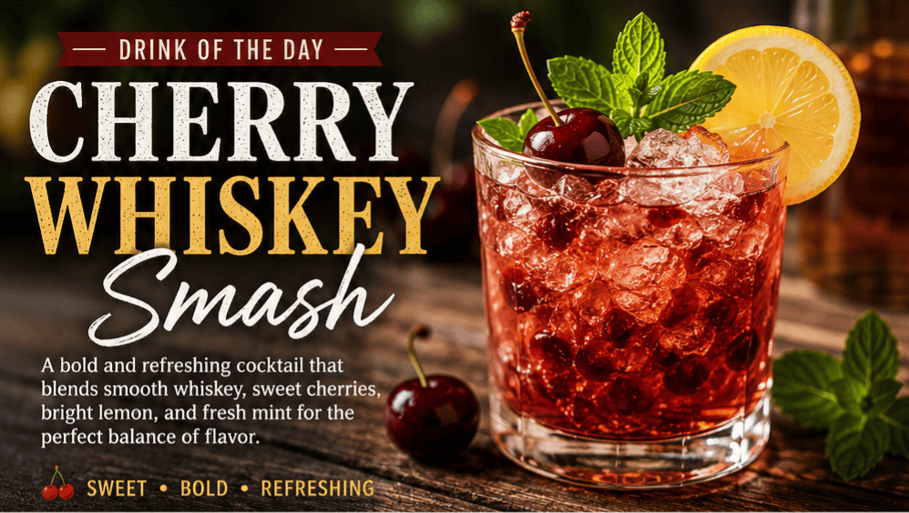 Drink of the Day: Cherry Whiskey Smash