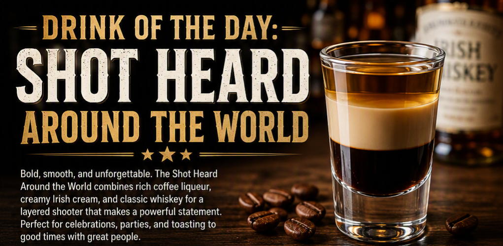 Drink of the Day: Shot Heard Around the World
