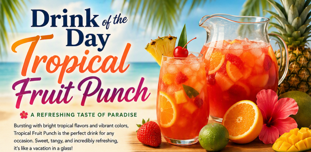 Drink of the Day: Tropical Fruit Punch