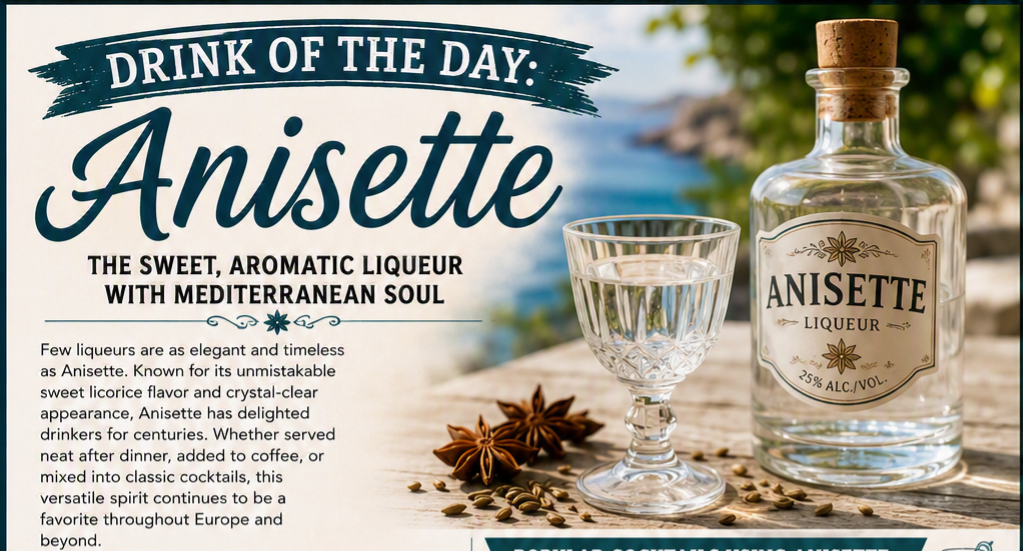 Drink of the Day: Anisette