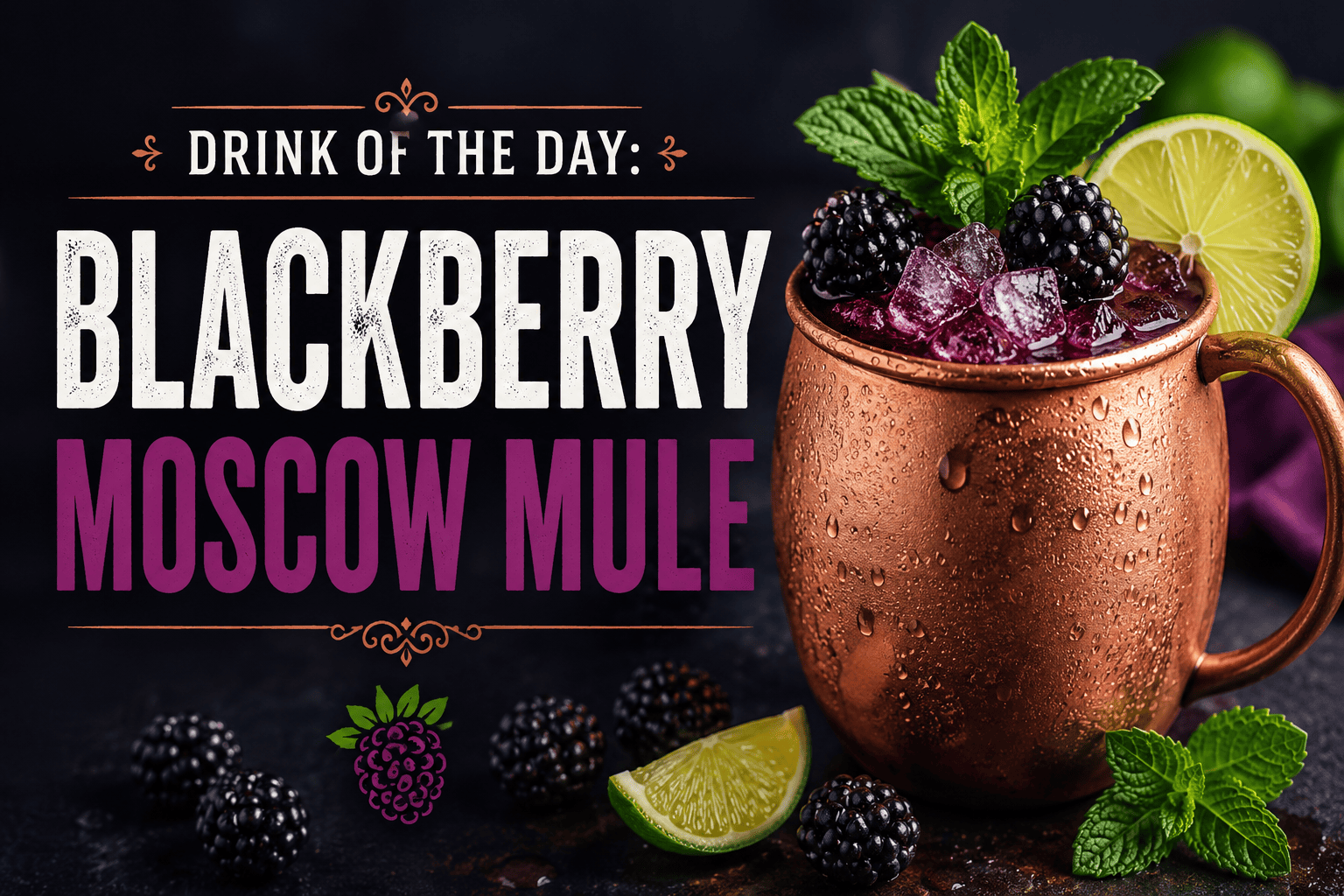Drink of the Day: Blackberry Moscow Mule 1 0b106bbe fa29 4eaa b998 9aaa47e6d132
