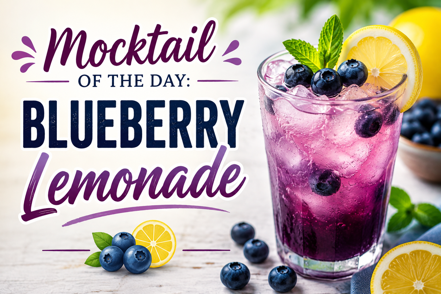 Mocktail of the Day: Blueberry Lemonade 1 1ba9db08 3420 4106 8a95 e835d75673c4