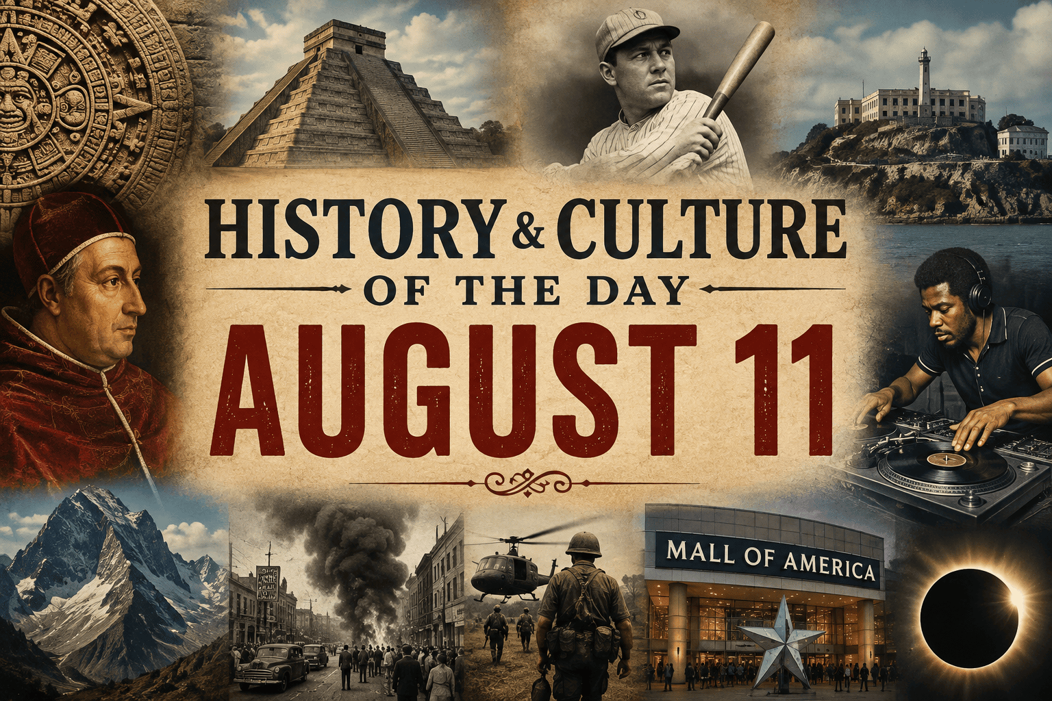 History & Culture of the Day – August 11 1 3a0df11c 2db0 42e3 ab1b 5297de736a5d