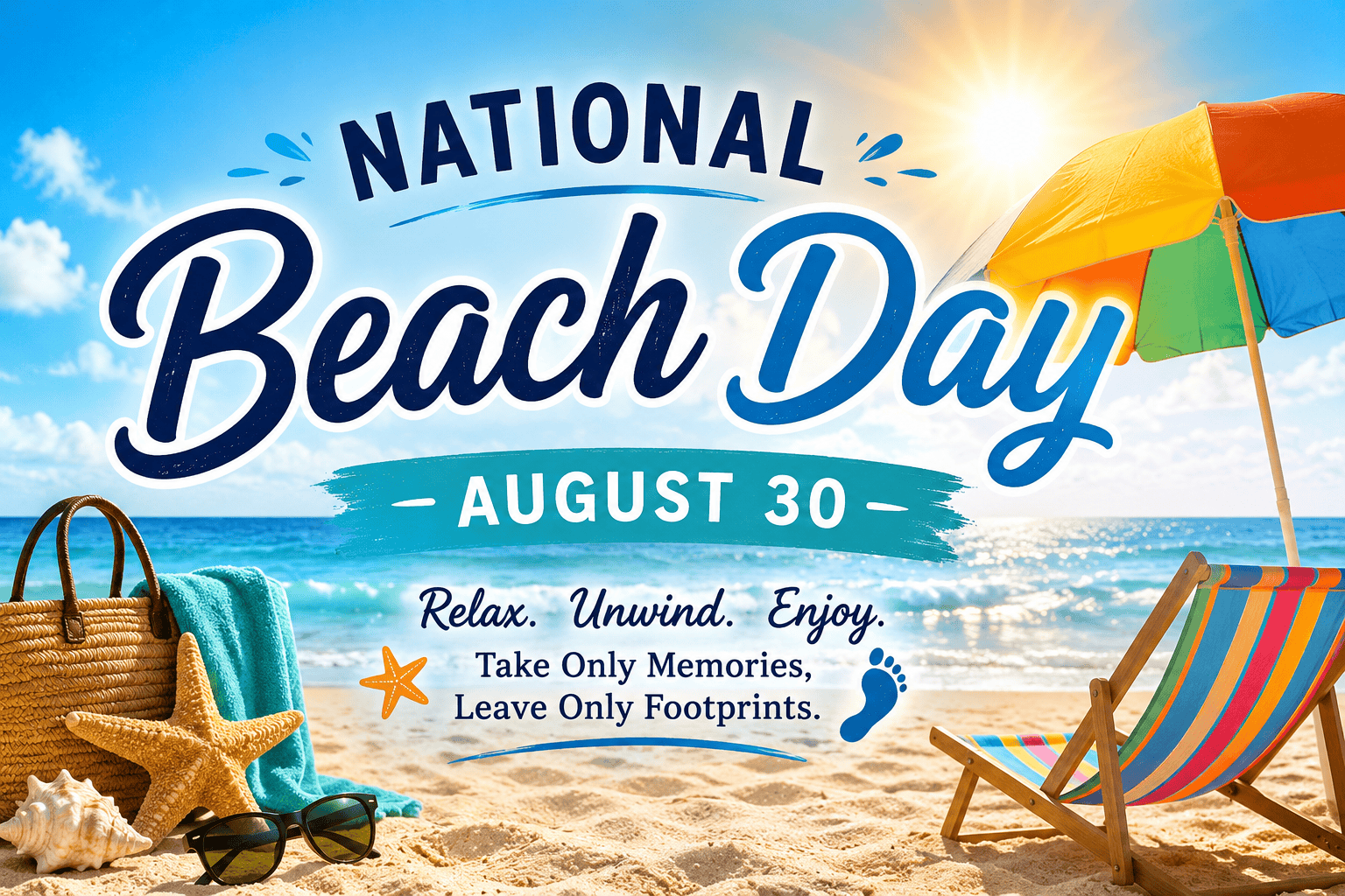 National Beach Day – August 30: Celebrating the Beauty, Fun, and Importance of Our Beaches 1 655556f1 2525 4c03 b647 d3397e778b6e