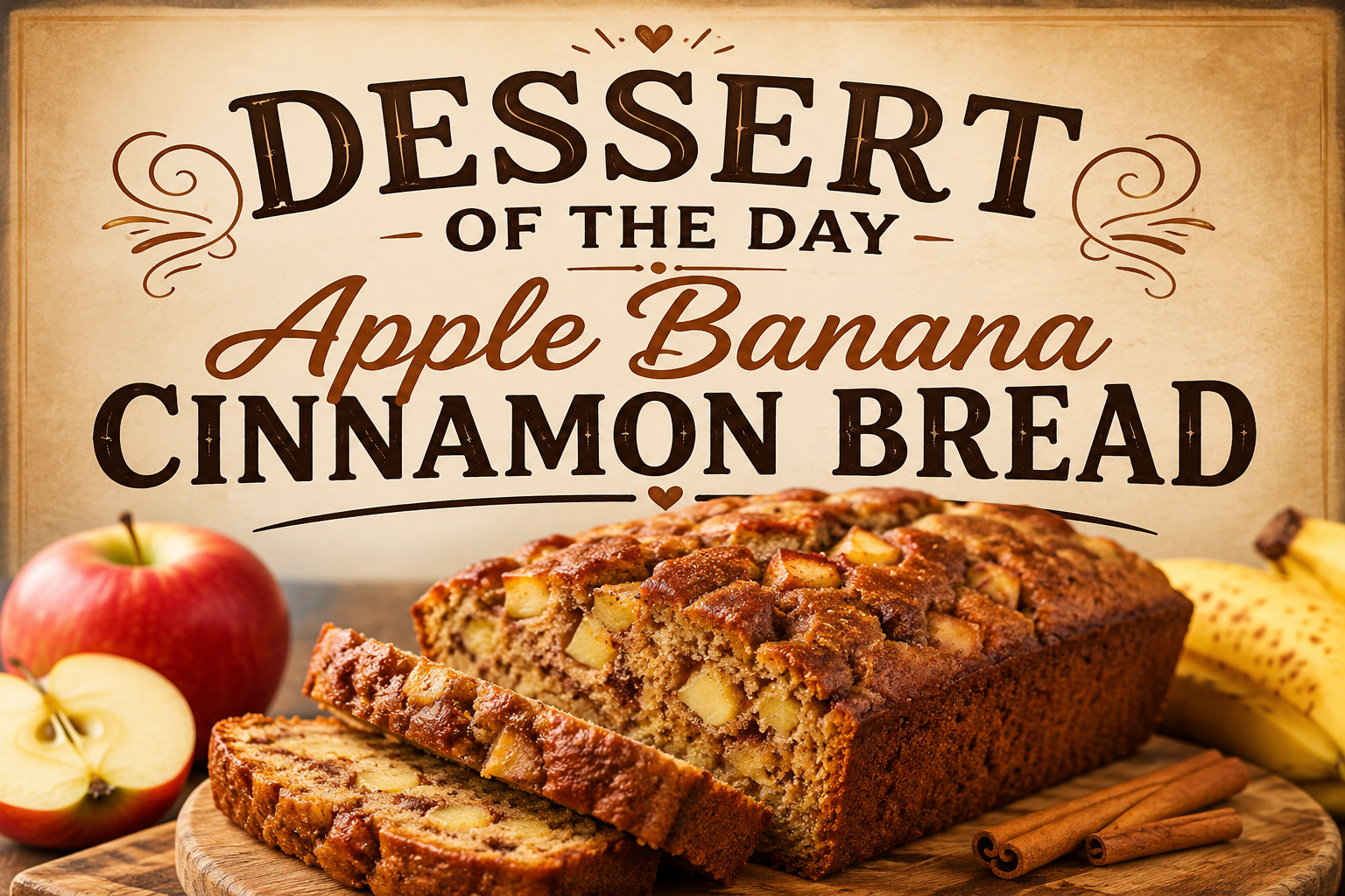 Dessert of the Day: Apple Banana Cinnamon Bread 1 ced9f5e7 b62c 4433 9fbe 49ae88b48140