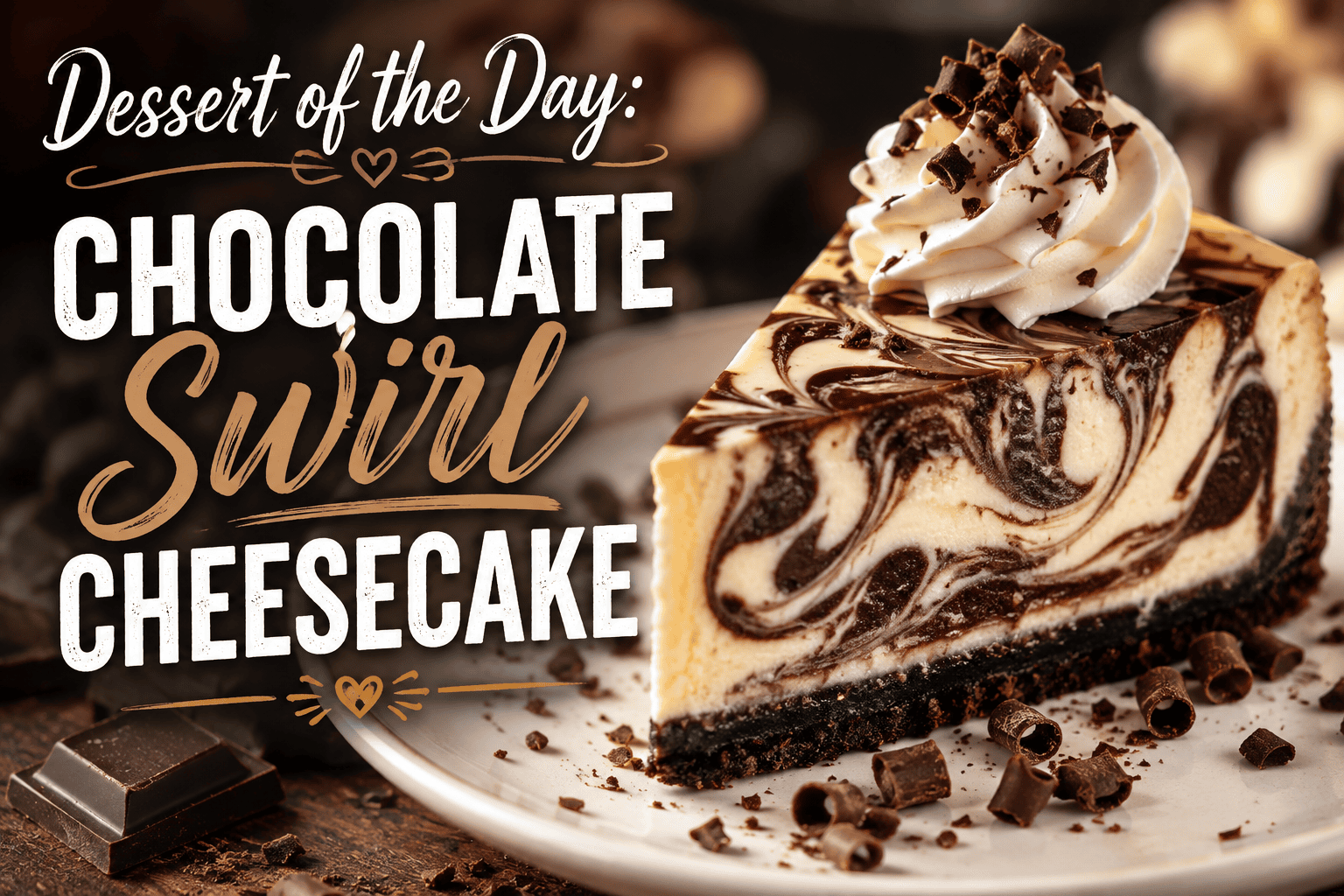 Dessert of the Day: Chocolate Swirl Cheesecake 1 cf2085dc f04a 4524 9806 644ed33ab939