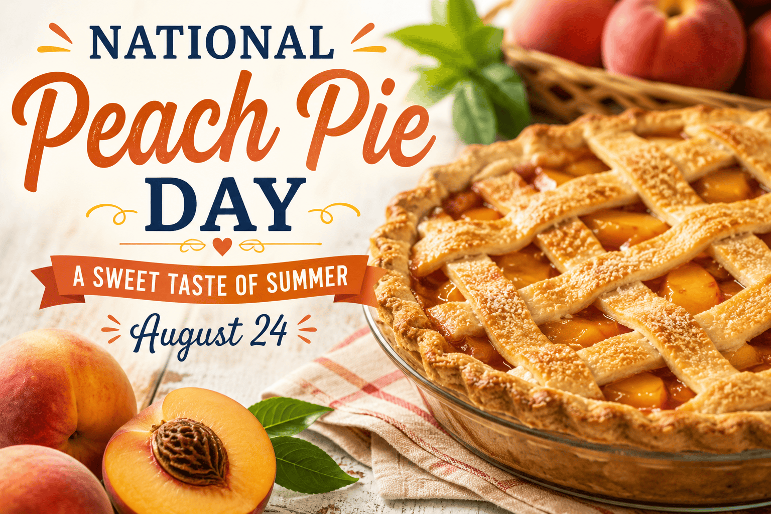 National Peach Pie Day: Celebrate a Sweet Taste of Summer on August 24 1 eeec80e3 d998 4889 acdf 009f88ab1d10
