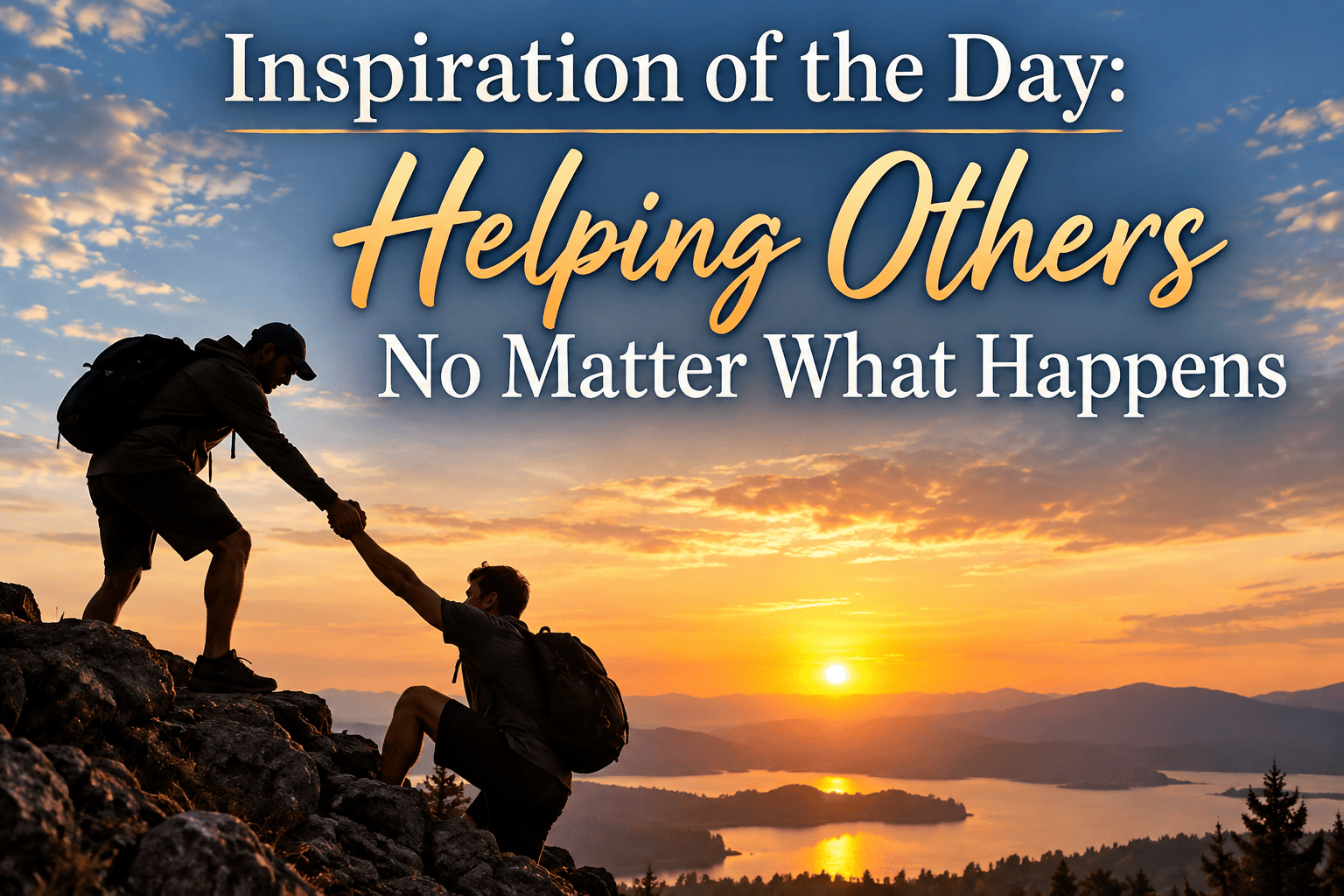 Inspiration of the Day: Helping Others No Matter What Happens 1 69ae1200 d1e8 44ca bdde 571974cc6cc1