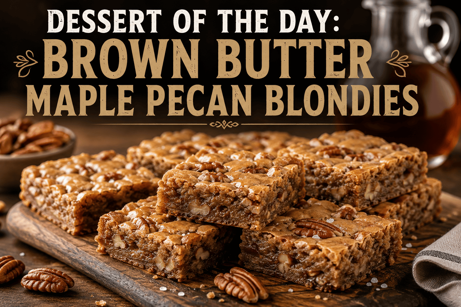 Dessert of the Day: Brown Butter Maple Pecan Blondies 1 ec881909 6163 4bf7 9a28 ed329a88967a