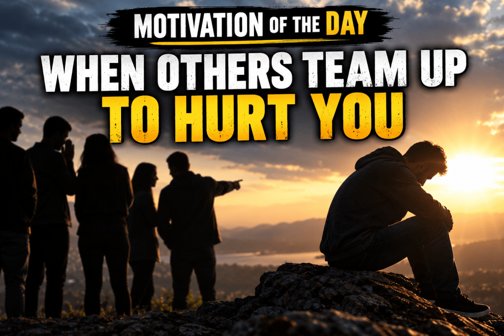 Motivation of the Day: When Others Team Up to Hurt You
