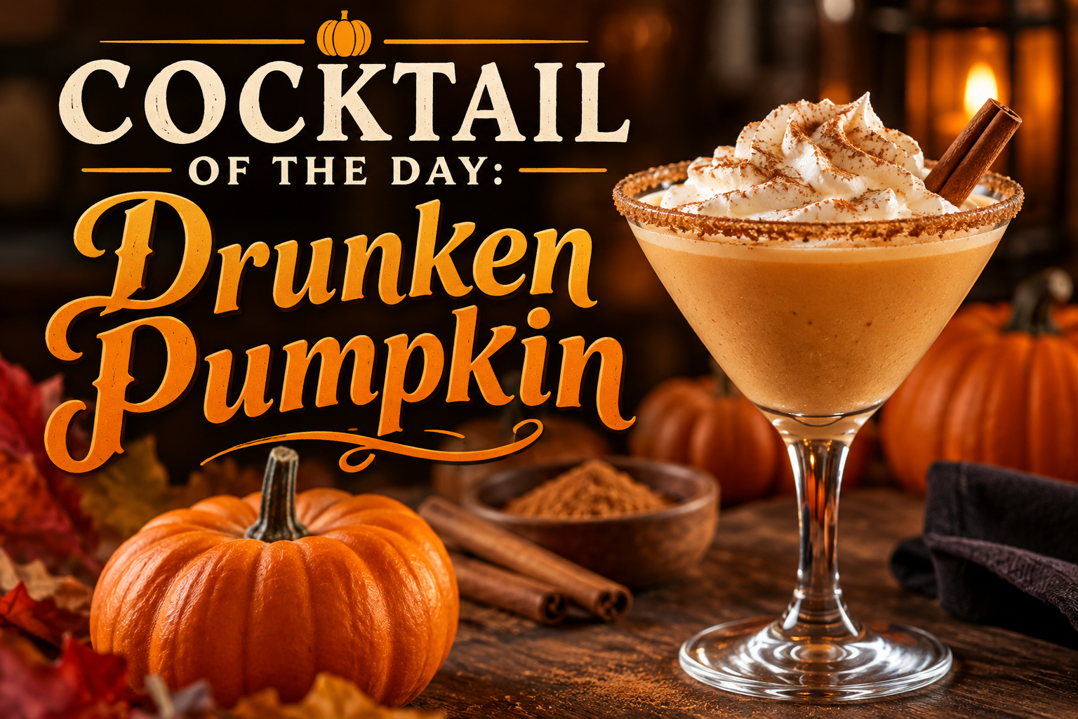 Cocktail of the Day: Drunken Pumpkin 1 fe70bf96 3a60 4648 80be e0ef9353d2b6