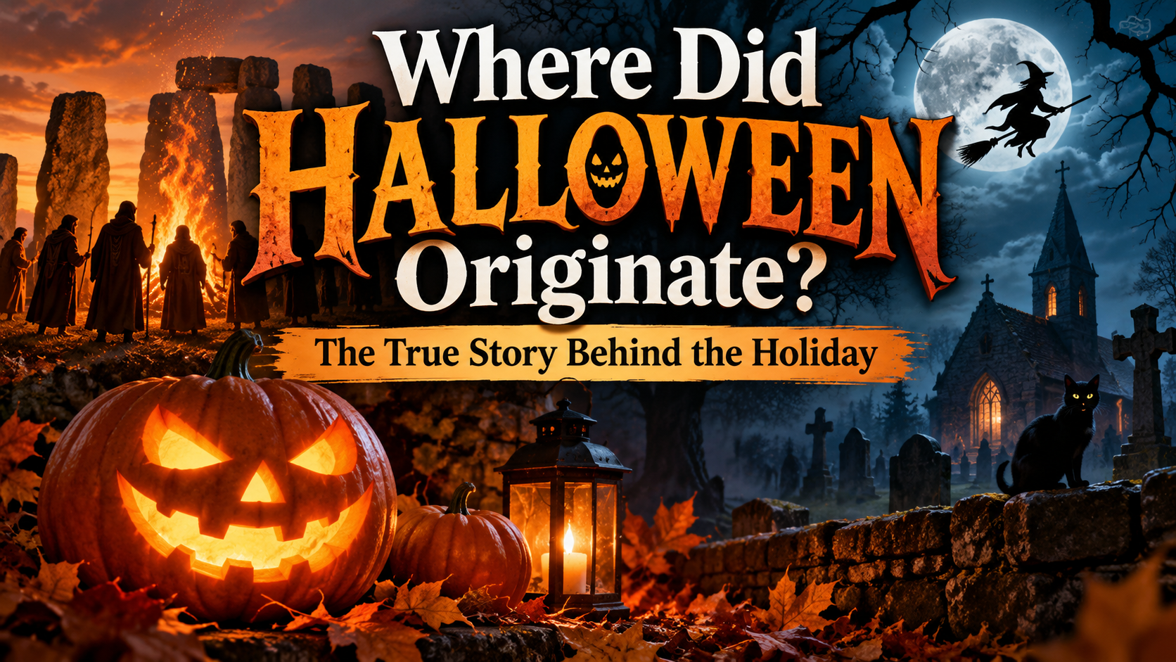 Write article on Where Did Halloween Originate? The True Story Behind the Holiday