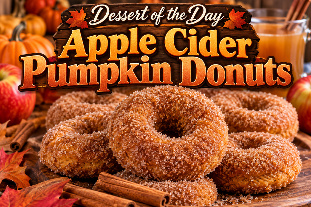 Dessert of the Day: Apple Cider Pumpkin Donuts