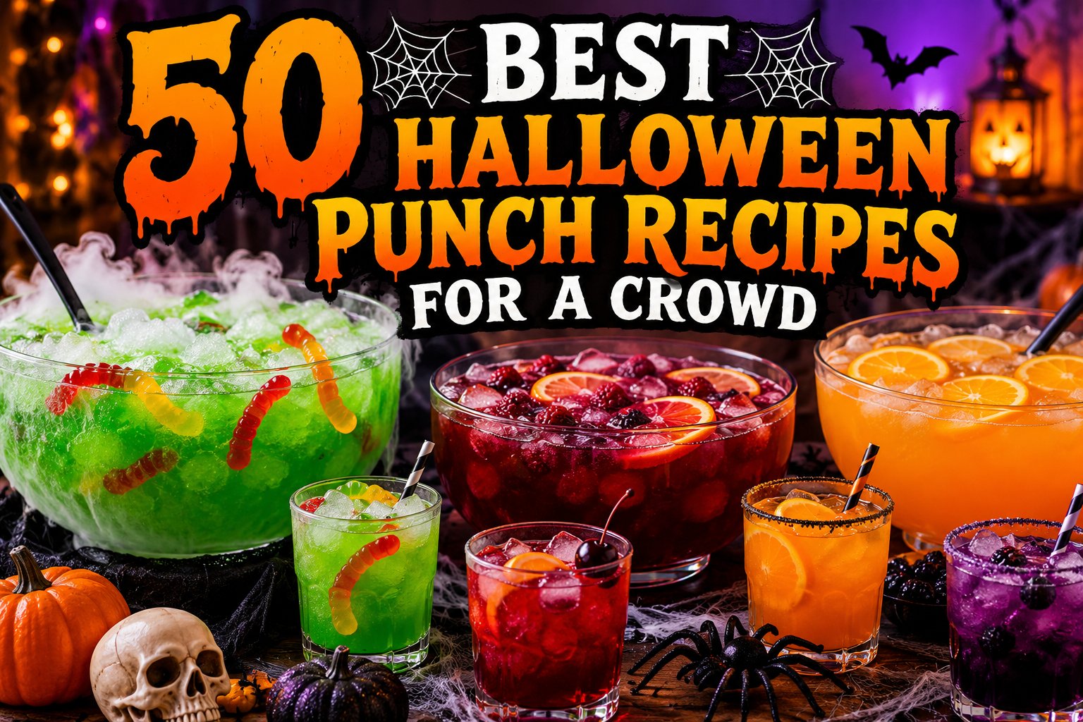 50 Best Halloween Punch Recipes for a Crowd