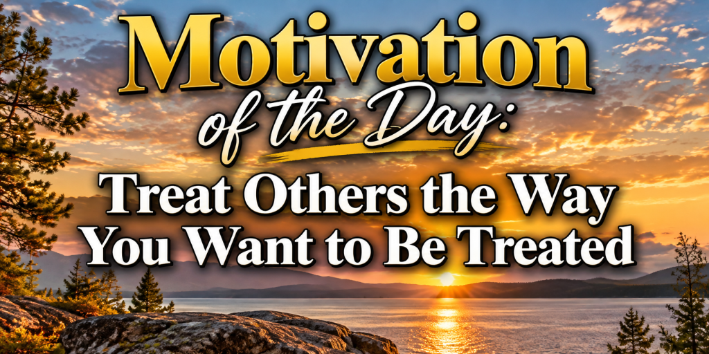 Motivation of the Day: Treat Others the Way You Want to Be Treated