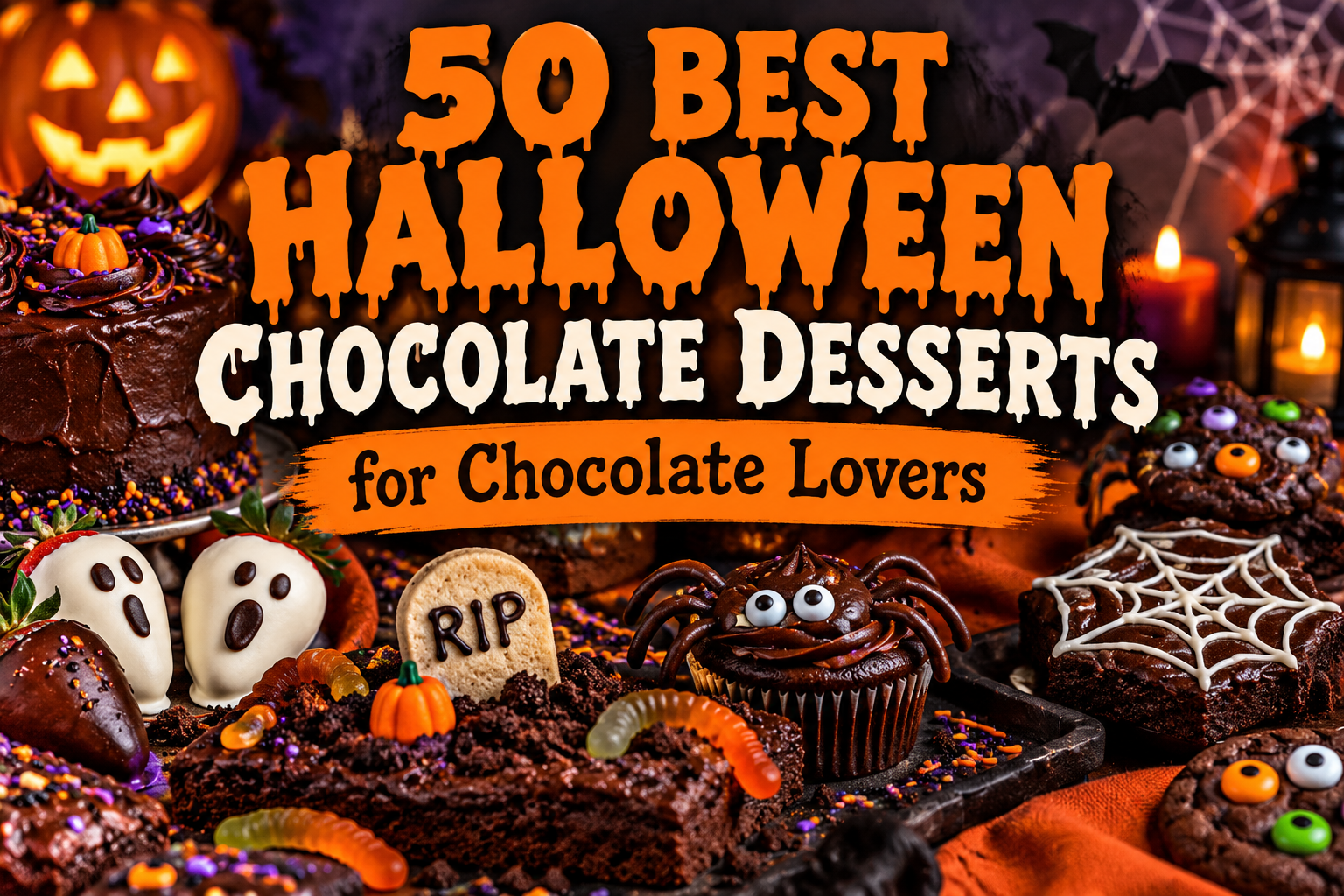 50 Best Halloween Brownie Recipes and Decorating Ideas