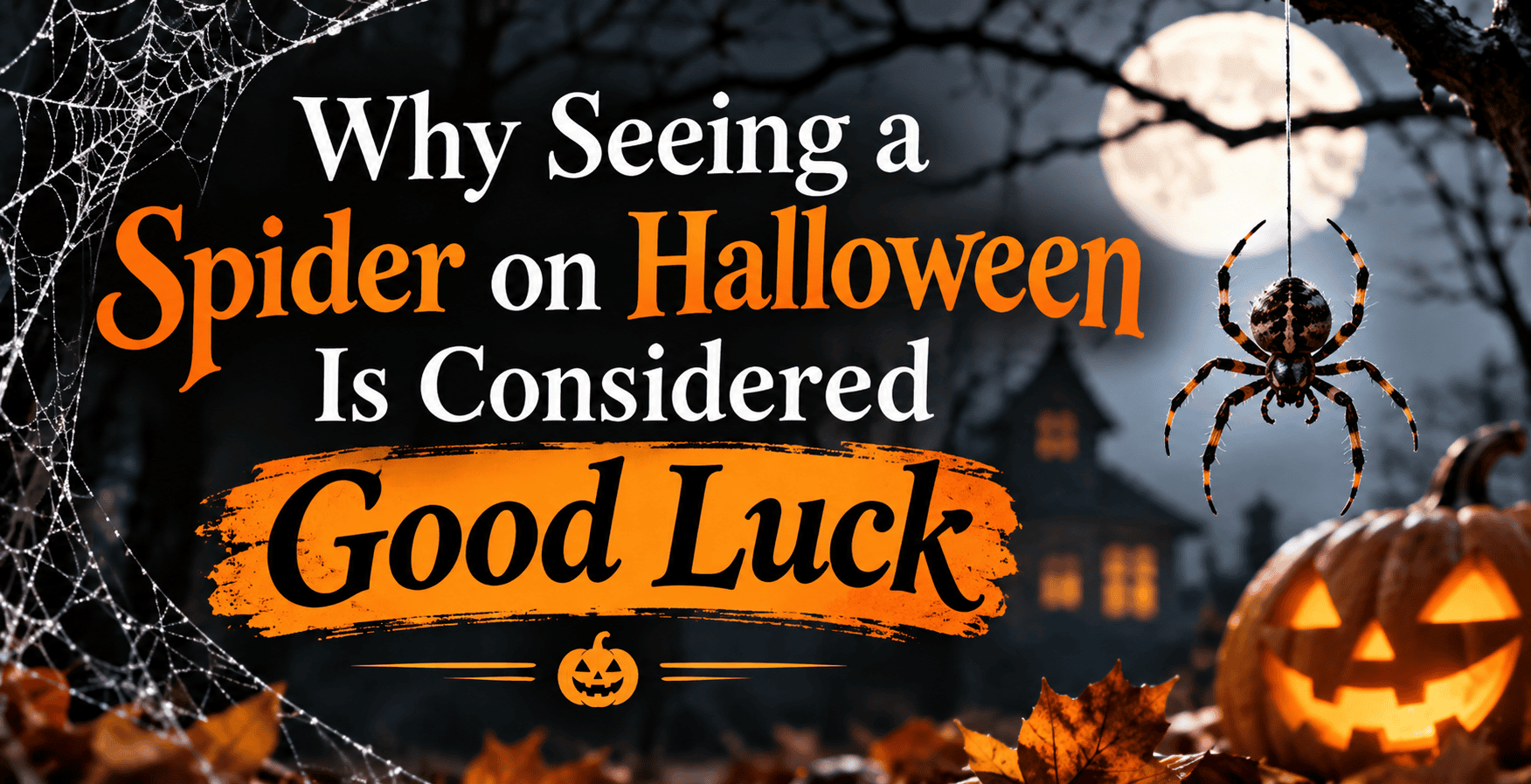 Why Seeing a Spider on Halloween Is Considered Good Luck