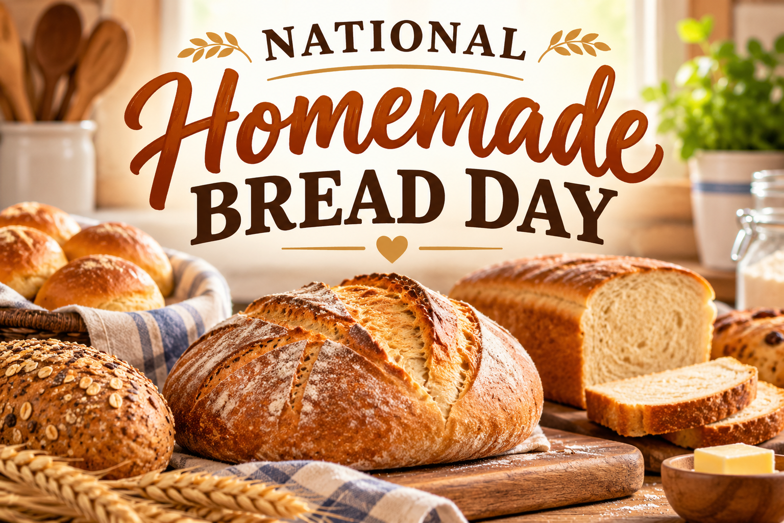 National Homemade Bread Day: Celebrating the Warmth, Tradition, and Joy of Baking Bread at Home