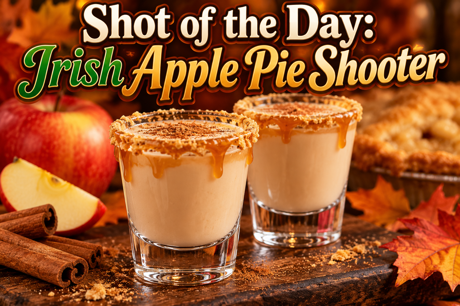 Irish Apple Pie Shooter – A Sweet and Creamy Taste of Fall