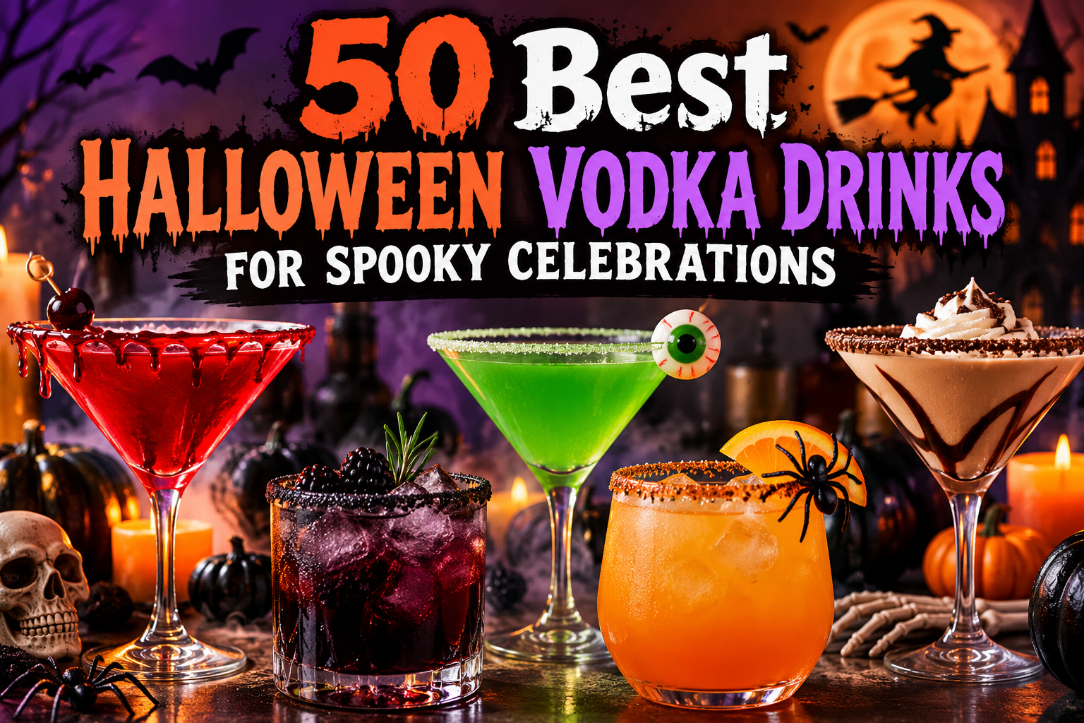 50 Best Halloween Vodka Drinks for Spooky Celebrations