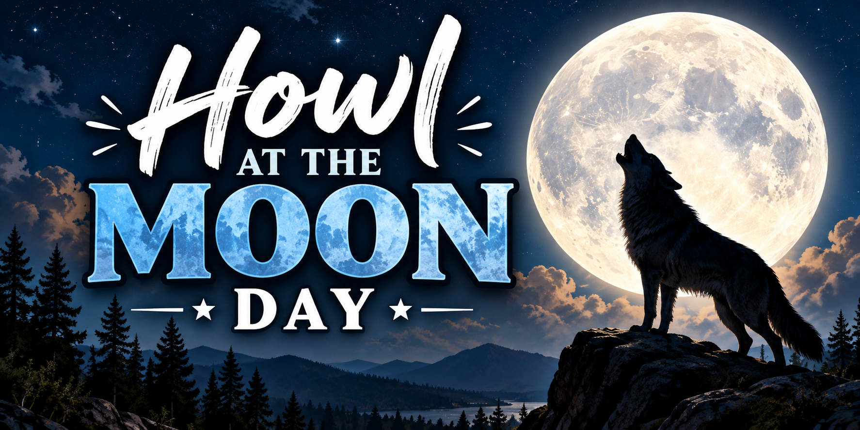 Howl at the Moon Day: Embrace Your Wild Side, Let Go of Stress, and Celebrate Life