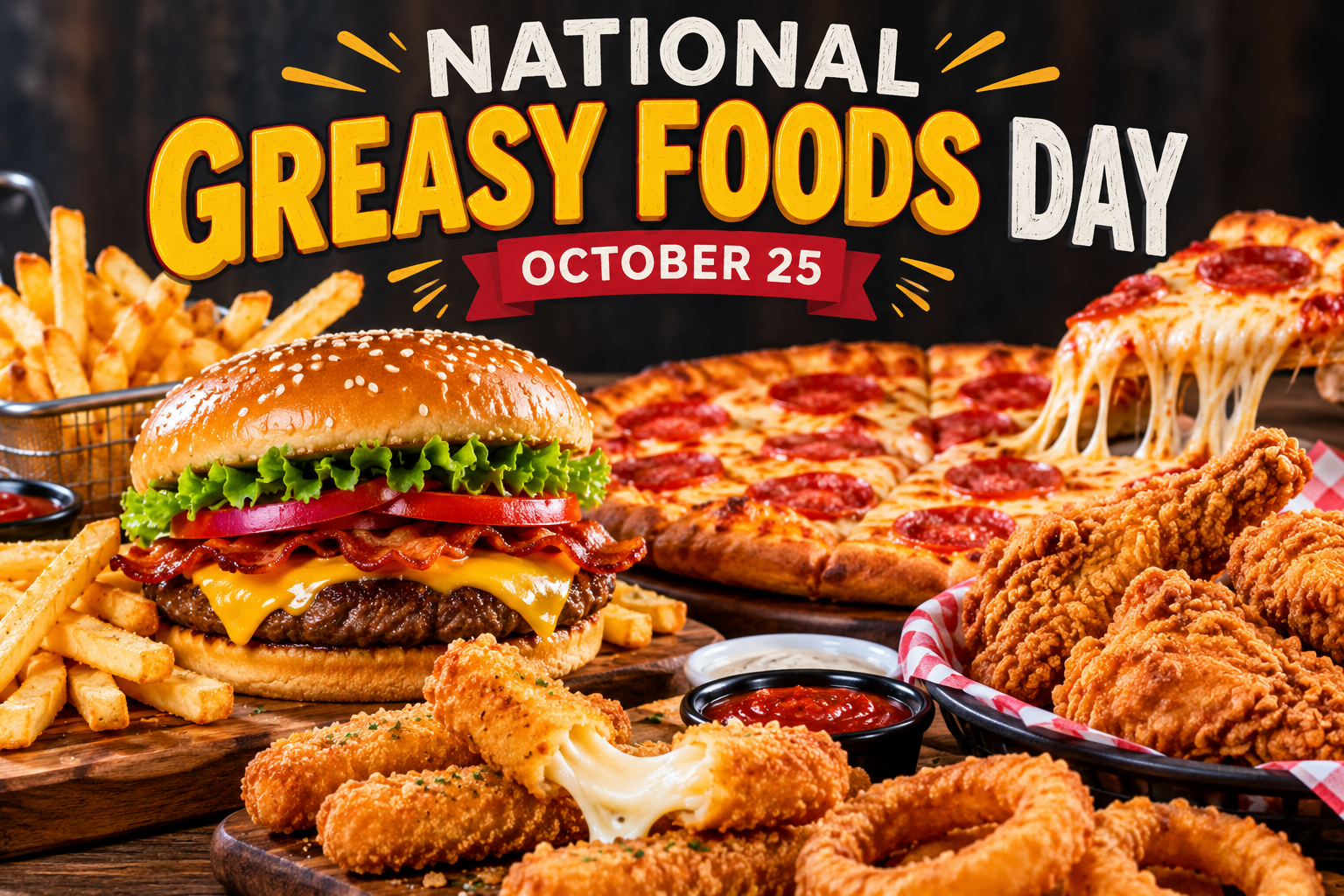National Greasy Foods Day: Celebrate the Crispy, Cheesy, Delicious Foods We Love