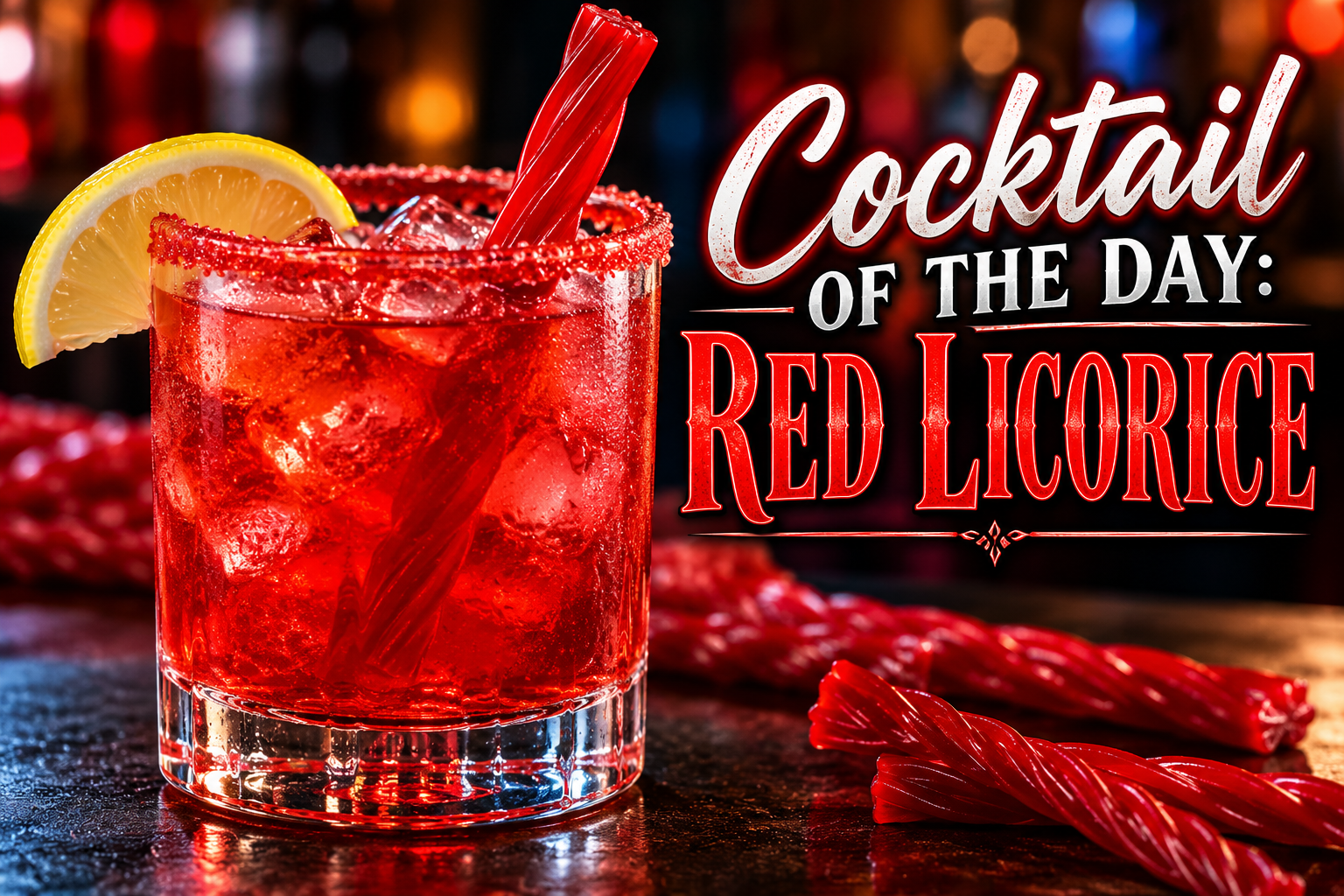 Cocktail of the Day: Red Licorice Cocktail