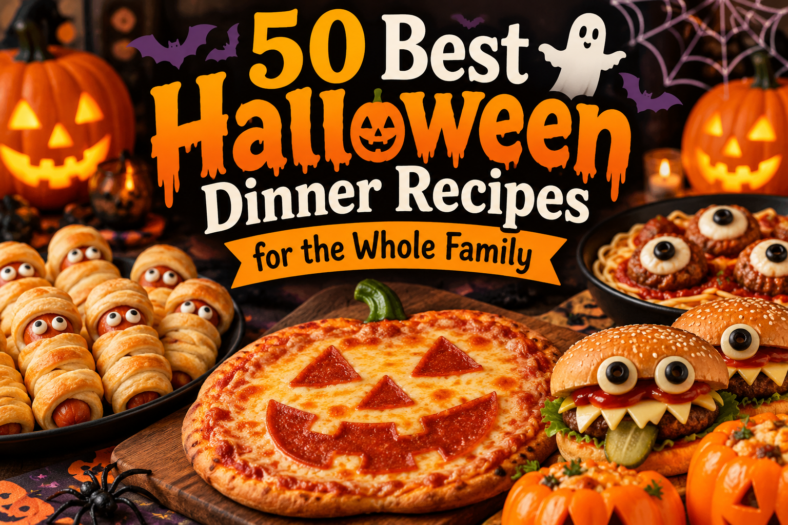50 Best Halloween Dinner Recipes for the Whole Family