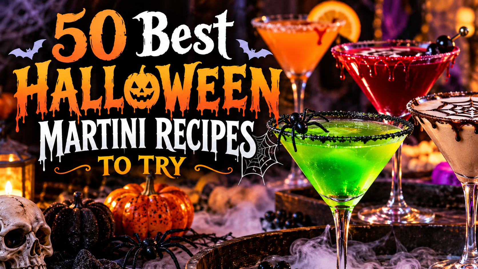 50 Best Halloween Martini Recipes to Try: Spooky, Delicious, and Festive Cocktails for Your Halloween Party