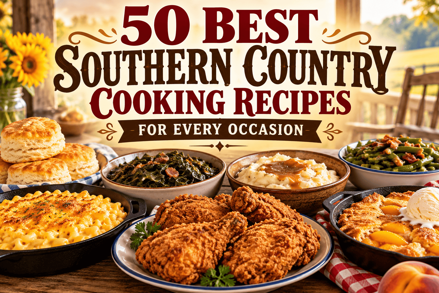 50 Best Southern Country Cooking Recipes for Every Occasion