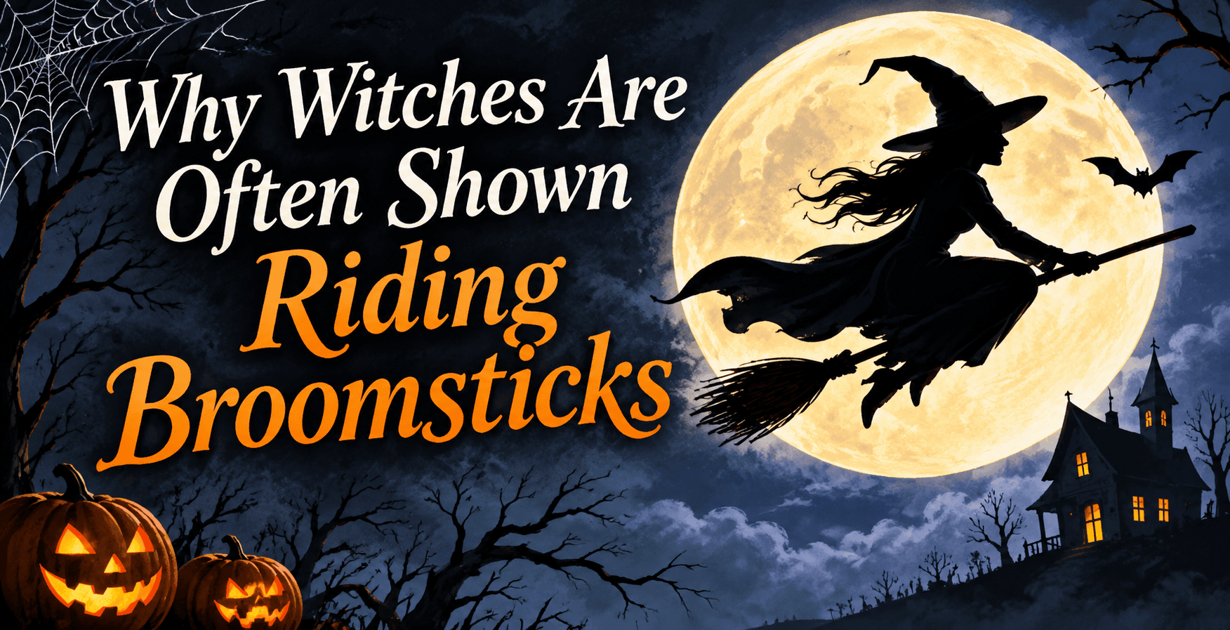 Why Witches Are Often Shown Riding Broomsticks