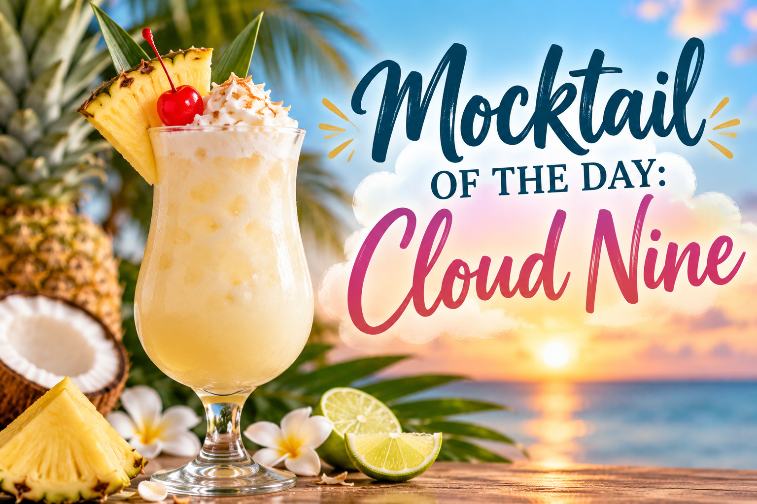 Mocktail of the Day: Cloud Nine 2 Mocktail of the Day: Cloud Nine