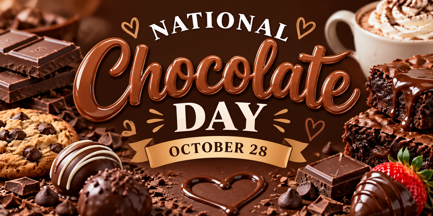 National Chocolate Day – October 28: Celebrating the Sweetest Treat That Brings Happiness to Every Bite