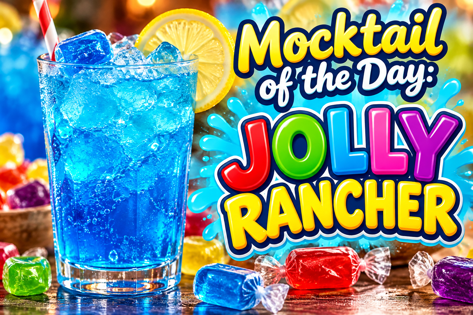 Jolly Rancher – A Sweet, Fruity, and Colorful Drink Everyone Will Love