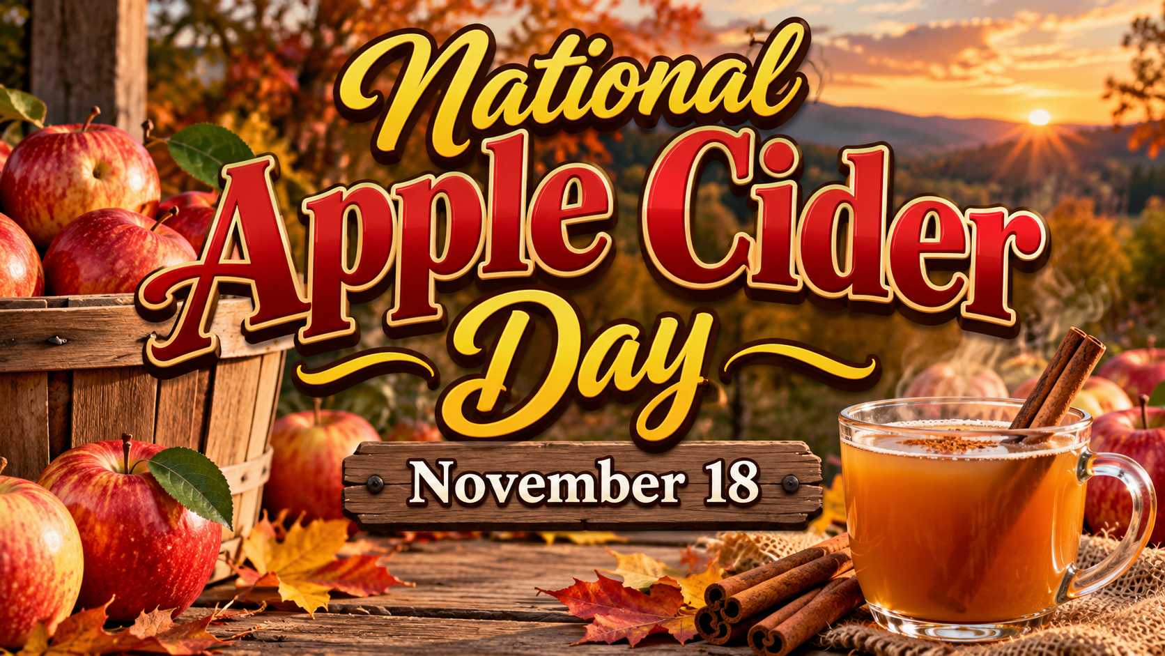 National Apple Cider Day: Celebrating the Sweet Taste of Fall on November 18