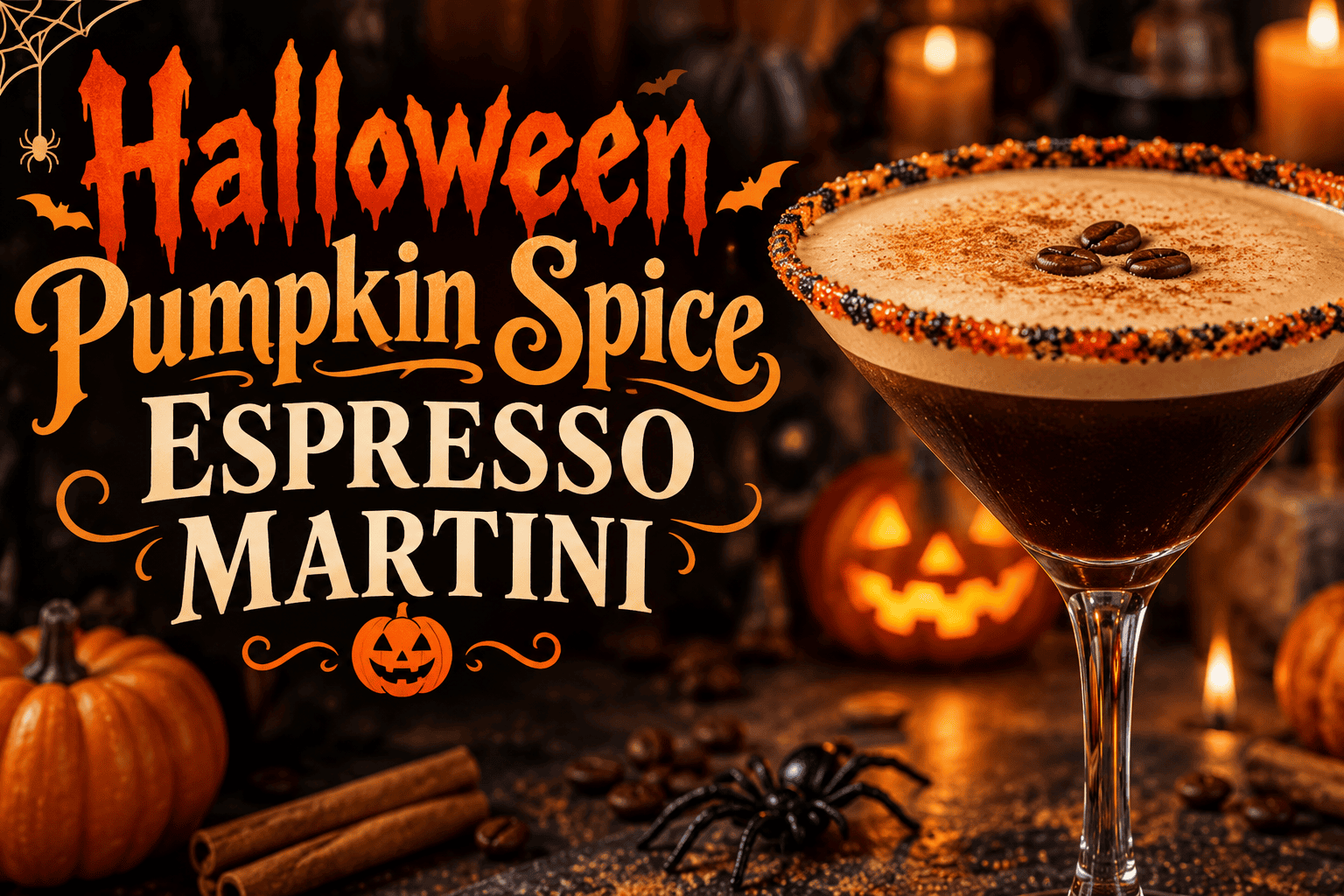 Halloween Pumpkin Spice Espresso Martini