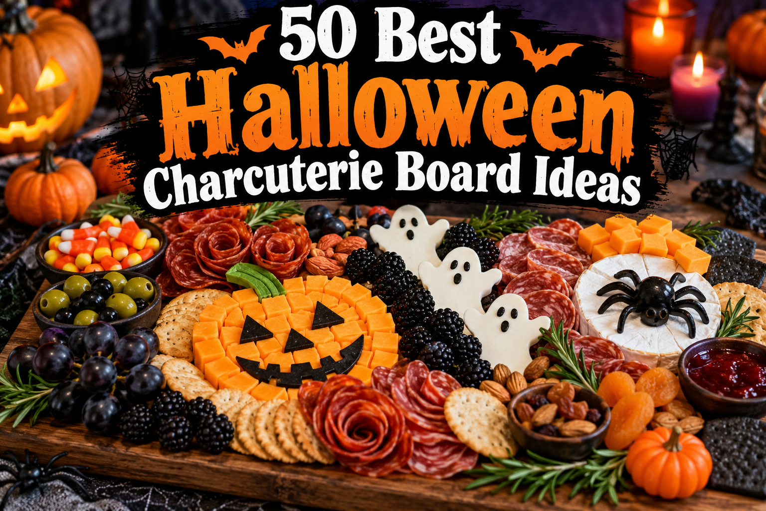 50 Best Halloween Charcuterie Board Ideas