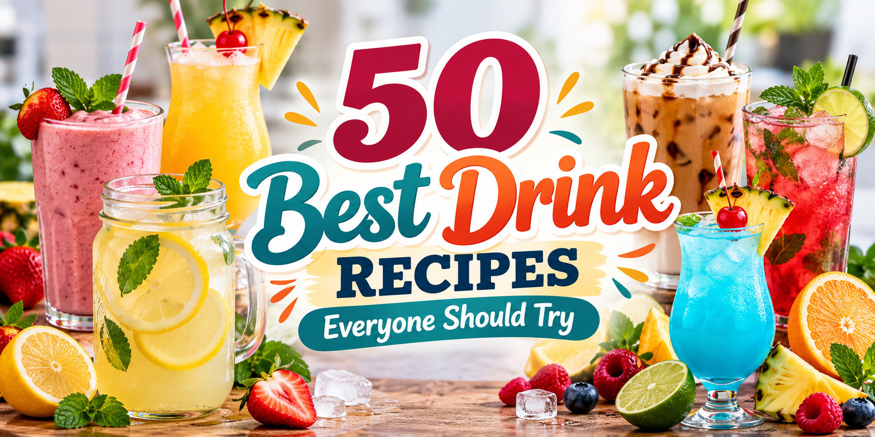 50 Best Drink Recipes Everyone Should Try: Delicious Drinks for Every Occasion 2 50 Best Drink Recipes Everyone Should Try: Delicious Drinks for Every Occasion
