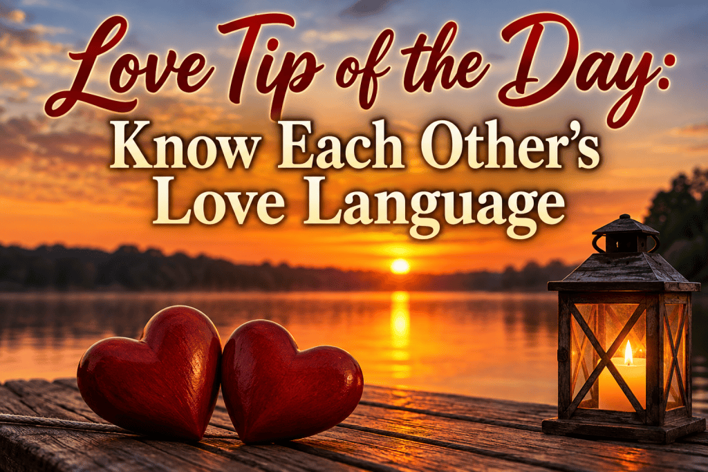 Love Tip of the Day: Know Each Other’s Love Language