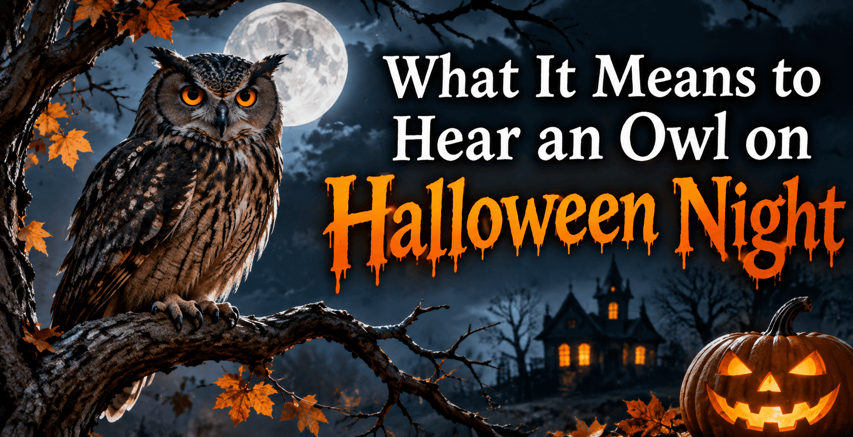 What It Means to Hear an Owl on Halloween Night